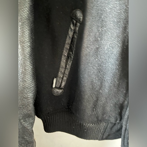 Crooks & Castle Varsity Leather and wool Bomber jacket - Picture 7 of 16